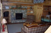 Comfortable Living room with fireplace